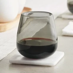 Acopa Pangea 13 Oz. Gray Stemless Wine Glass - 12/Case -Vidivi shop 2297597