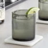 Acopa Pangea 10 Oz. Gray Rocks / Old Fashioned Glass - 12/Case