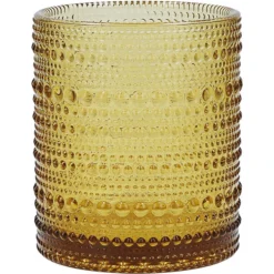 Fortessa Tableware Solutions Fortessa Jupiter 10 Oz. Amber Rocks / Double Old Fashioned Glass - 24/Case