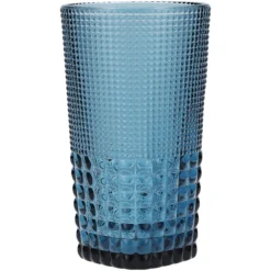 Fortessa Tableware Solutions Fortessa Malcolm 15 Oz. Cornflower Blue Beverage Glass - 24/Case