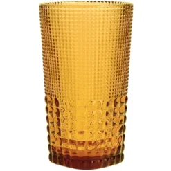 Fortessa Tableware Solutions Fortessa Malcolm 15 Oz. Amber Beverage Glass - 24/Case