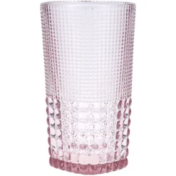 Fortessa Tableware Solutions Fortessa Malcolm 15 Oz. Pink Beverage Glass - 24/Case