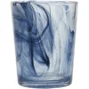 Fortessa Tableware Solutions Fortessa Swirl 11 Oz. Ink Blue Rocks / Double Old Fashioned Glass - 6/Case