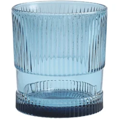 Fortessa Tableware Solutions Fortessa NoHo 9.85 Oz. Blue Rocks / Double Old Fashioned Glass - 4/Case