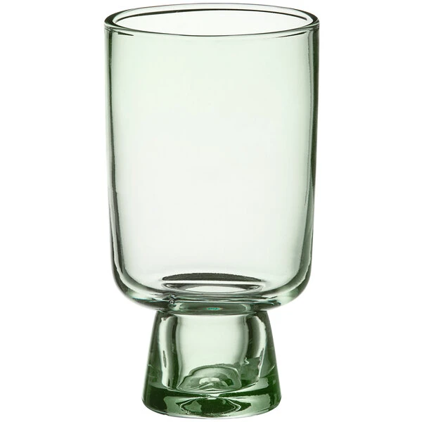 Acopa Pangea 12 Oz. Green Goblet - 12/Case 2 Acopa Pangea 12 Oz. Green Goblet - 12/Case - Image 2