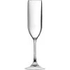 Fortessa Tableware Solutions Fortessa Outside 5 Oz. Tritan Plastic Flute Glass - 24/Case