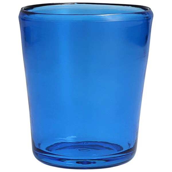 Fortessa Tableware Solutions Fortessa Veranda 14 Oz. Blue Tritan Plastic Rocks / Double Old Fashioned Glass - 12/Case 1 Fortessa Tableware Solutions Fortessa Veranda 14 Oz. Blue Tritan Plastic Rocks / Double Old Fashioned Glass - 12/Case