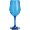 Fortessa Tableware Solutions Fortessa Outside 12 Oz. Blue Tritan Plastic White Wine Glass - 24/Case