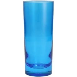 Fortessa Tableware Solutions Fortessa Outside 10 Oz. Blue Tritan Plastic Collins Glass - 24/Case