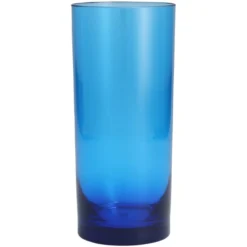 Fortessa Tableware Solutions Fortessa Outside 16 Oz. Blue Tritan Plastic Beverage Glass - 24/Case