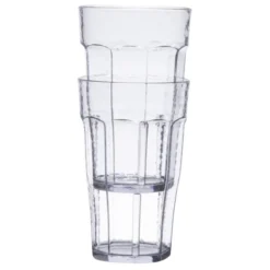 Cambro LT12152 Laguna 12 Oz. Clear Customizable SAN Plastic Tumbler - 36/Case -Vidivi shop 233944