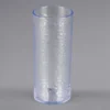 Carlisle 551907 Pebble Optic 20 Oz. Clear SAN Plastic Tumbler - 6/Pack
