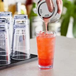 Choice 14 Oz. SAN Plastic Stackable Highball Glass -Vidivi shop 2373147