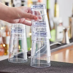 Choice 16 Oz. SAN Plastic Stackable Mixing / Pint Glass 6 Choice 16 Oz. SAN Plastic Stackable Mixing / Pint Glass -Vidivi shop 2380307