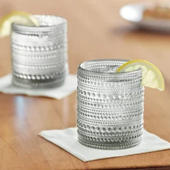 Fortessa Tableware Solutions Fortessa Jupiter 10 Oz. Smoke Gray Rocks / Double Old Fashioned Glass - 24/Case