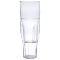 GET Enterprises GET 7724-1-CL Bell 24 Oz. Clear Customizable SAN Plastic Pebbled Soda Glass - 72/Case -Vidivi shop 242976