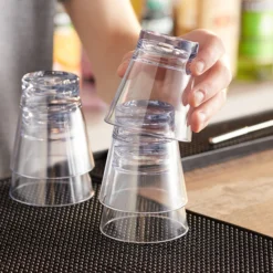 Choice 9 Oz. SAN Plastic Stackable Rocks / Old Fashioned Glass -Vidivi shop 2432747