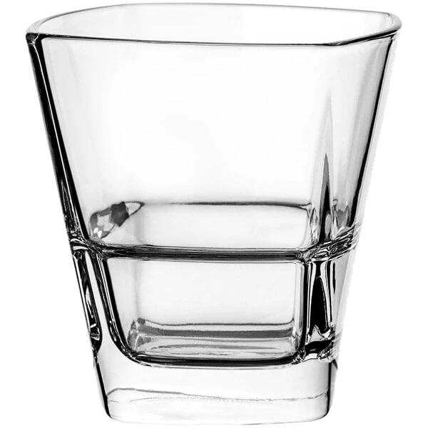 Libbey Structure 9 Oz. Stackable Rocks / Old Fashioned Glass - 12/Case 1 Libbey Structure 9 Oz. Stackable Rocks / Old Fashioned Glass - 12/Case