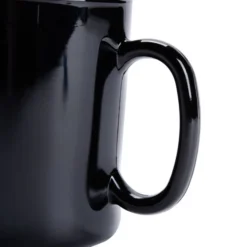 Arcoroc 73442 10.5 Oz. Customizable Black Fully Tempered Glass Mug By Arc Cardinal - 12/Case -Vidivi shop 244986