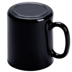 Arcoroc 73442 10.5 Oz. Customizable Black Fully Tempered Glass Mug By Arc Cardinal - 12/Case -Vidivi shop 244988