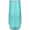 Fortessa Tableware Solutions Fortessa Sole 18 Oz. Aqua Sky Tritan Plastic Beverage Glass - 12/Case