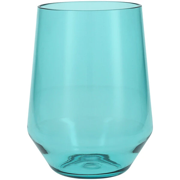Fortessa Tableware Solutions Fortessa Sole 19 Oz. Aqua Sky Tritan Plastic Stemless Wine Glass - 12/Case 1 Fortessa Tableware Solutions Fortessa Sole 19 Oz. Aqua Sky Tritan Plastic Stemless Wine Glass - 12/Case