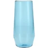 Fortessa Tableware Solutions Fortessa Sole 18 Oz. Blue Ether Tritan Plastic Beverage Glass - 12/Case