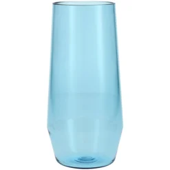 Fortessa Tableware Solutions Fortessa Sole 18 Oz. Blue Ether Tritan Plastic Beverage Glass - 12/Case