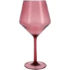 Fortessa Tableware Solutions Fortessa Sole 22 Oz. Rose Tritan Plastic Red Wine Glass - 12/Case