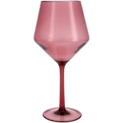 Fortessa Tableware Solutions Fortessa Sole 22 Oz. Rose Tritan Plastic Red Wine Glass - 12/Case