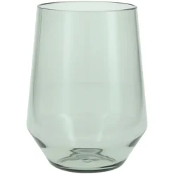 Fortessa Tableware Solutions Fortessa Sole 19 Oz. Sage Tritan Plastic Stemless Wine Glass - 12/Case