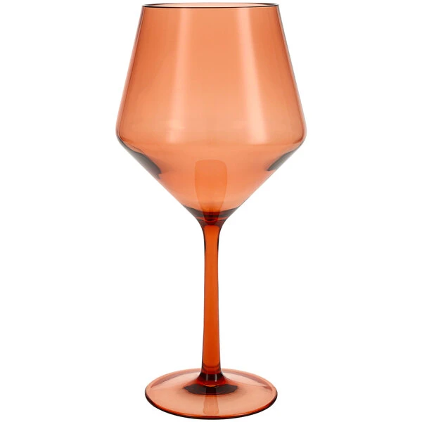 Fortessa Tableware Solutions Fortessa Sole 22 Oz. Terra Cotta Tritan Plastic Red Wine Glass - 12/Case 1 Fortessa Tableware Solutions Fortessa Sole 22 Oz. Terra Cotta Tritan Plastic Red Wine Glass - 12/Case