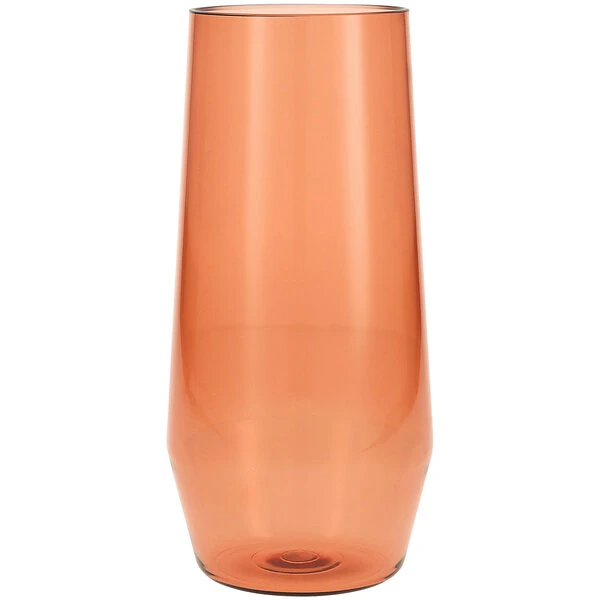 Fortessa Tableware Solutions Fortessa Sole 18 Oz. Terra Cotta Tritan Plastic Beverage Glass - 12/Case 1 Fortessa Tableware Solutions Fortessa Sole 18 Oz. Terra Cotta Tritan Plastic Beverage Glass - 12/Case