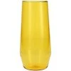 Fortessa Tableware Solutions Fortessa Sole 18 Oz. Yellow Sun Tritan Plastic Beverage Glass - 12/Case