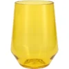 Fortessa Tableware Solutions Fortessa Sole 19 Oz. Yellow Sun Tritan Plastic Stemless Wine Glass - 12/Case