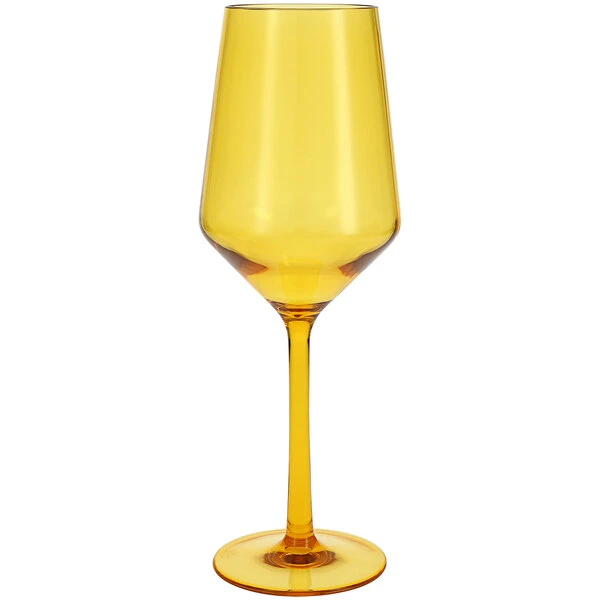 Fortessa Tableware Solutions Fortessa Sole 13 Oz. Yellow Sun Tritan Plastic White Wine Glass - 12/Case 1 Fortessa Tableware Solutions Fortessa Sole 13 Oz. Yellow Sun Tritan Plastic White Wine Glass - 12/Case