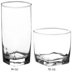 Acopa Cube 10 Oz. Rocks / Old Fashioned Glass - 12/Case -Vidivi shop 2478006
