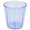 Cambro NT9401 Newport 9.3 Oz. Slate Blue Customizable SAN Plastic Tumbler - 36/Case