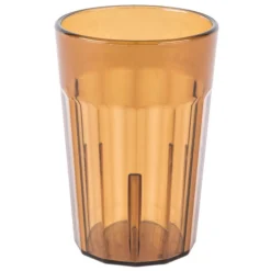 Cambro NT5153 Newport 6.4 Oz. Amber Customizable SAN Plastic Tumbler - 36/Case -Vidivi shop 371314