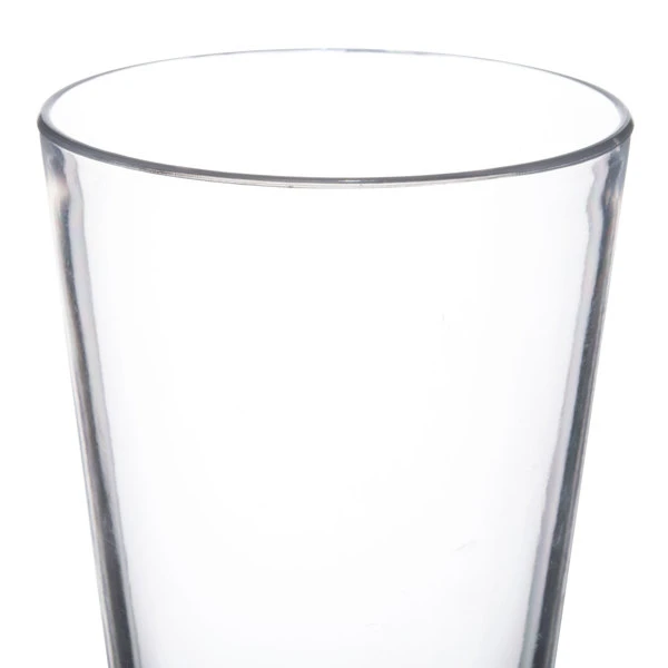 Thunder Group PLTHPS013C 13 Oz. Plastic Footed Pilsner Glass 4 Thunder Group PLTHPS013C 13 Oz. Plastic Footed Pilsner Glass - Image 4