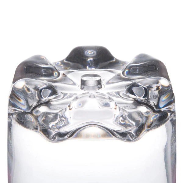 Thunder Group PLTHRG008C 8.5 Oz. Plastic Heavy Base Classic Rocks / Old Fashioned Glass 6 Thunder Group PLTHRG008C 8.5 Oz. Plastic Heavy Base Classic Rocks / Old Fashioned Glass - Image 6