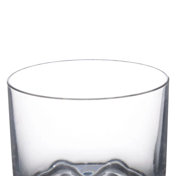Thunder Group PLTHRG008C 8.5 Oz. Plastic Heavy Base Classic Rocks / Old Fashioned Glass 4 Thunder Group PLTHRG008C 8.5 Oz. Plastic Heavy Base Classic Rocks / Old Fashioned Glass - Image 4