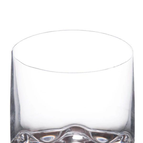 Thunder Group PLTHRG008C 8.5 Oz. Plastic Heavy Base Classic Rocks / Old Fashioned Glass 5 Thunder Group PLTHRG008C 8.5 Oz. Plastic Heavy Base Classic Rocks / Old Fashioned Glass - Image 5