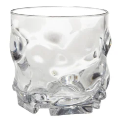 GET Enterprises GET SW-1439-1-CL L7 9 Oz. SAN Plastic Stackable Rocks / Old Fashioned Glass - 24/Case