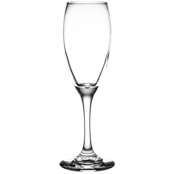 Libbey 3996 Teardrop 5.75 Oz. Customizable Flute Glass - 12/Case 2 Libbey 3996 Teardrop 5.75 Oz. Customizable Flute Glass - 12/Case - Image 2