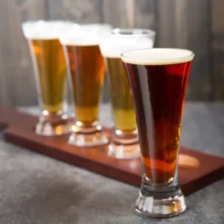 Libbey 1241HT Flare 4.75 Oz. Pilsner Beer Tasting Glass - 4/Pack