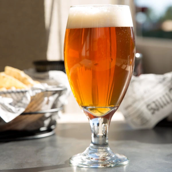 Libbey 3915 Teardrop 14.75 Oz. Customizable Stemmed Pilsner Glass - 36/Case 1 Libbey 3915 Teardrop 14.75 Oz. Customizable Stemmed Pilsner Glass - 36/Case