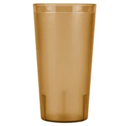 Cambro 3200P2153 Colorware 32 Oz. Amber SAN Plastic Tumbler - 24/Case -Vidivi shop 753353