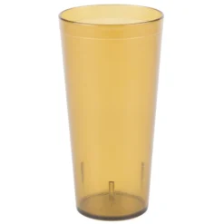Carlisle 522413 Stackable 24 Oz. Amber SAN Plastic Tumbler - 72/Case -Vidivi shop 757614