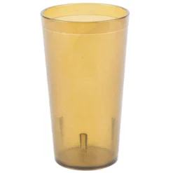 Carlisle 521613 Stackable 16 Oz. Amber SAN Plastic Tumbler - 72/Case -Vidivi shop 757658